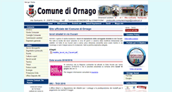 Desktop Screenshot of comune.ornago.mb.it