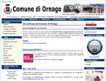Tablet Screenshot of comune.ornago.mb.it